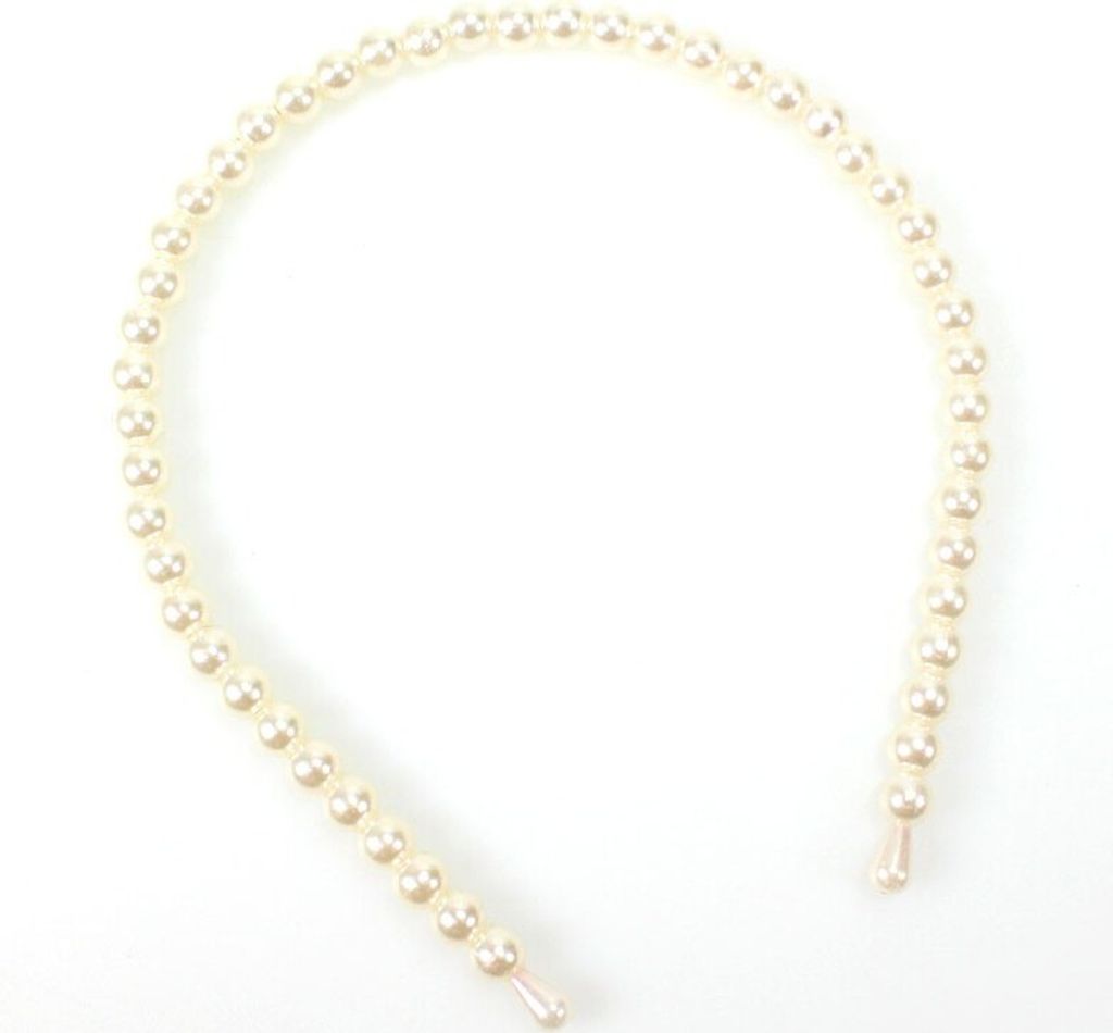 Haarreif Perlen creme Hochzeit Haarschmuck Frisur Brautschmuck Kopfschmuck Haar