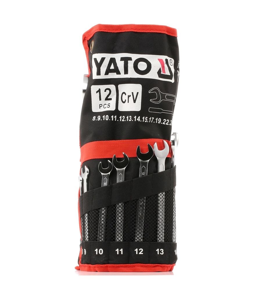 YATO Ring-Maulschlüssel-Satz YT-0362 Chrom-Vanadium-Stahl Produktbild 