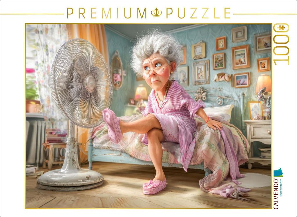 CALVENDO Puzzle Omas | 1000 Teile Lege-Größe 64x48cm Foto-Puzzle für glückliche Stunden