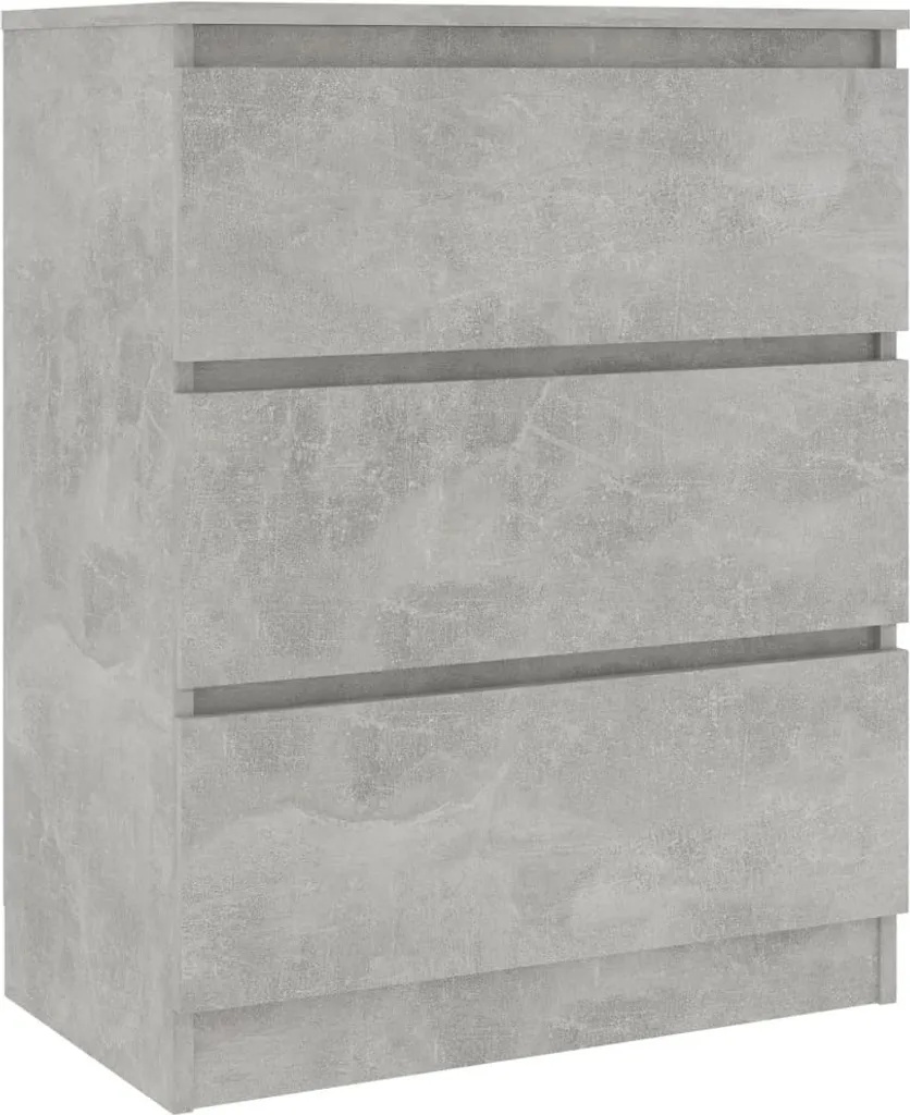 Offerta Credenza SYFAX™ 60x35x76 cm Grigio Cemento - Legno Robusto