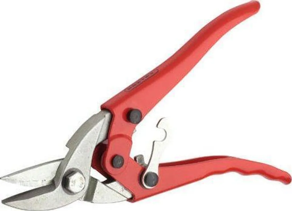 Cisaille à tôle 240 mm pour découpes courbes et travaux de zinguerie pro