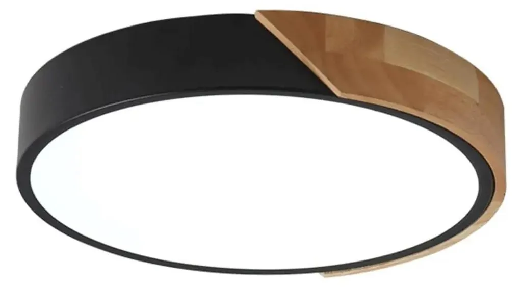 Plafonnier LED puissant 43W fini les zones d'ombre avec intensité réglable