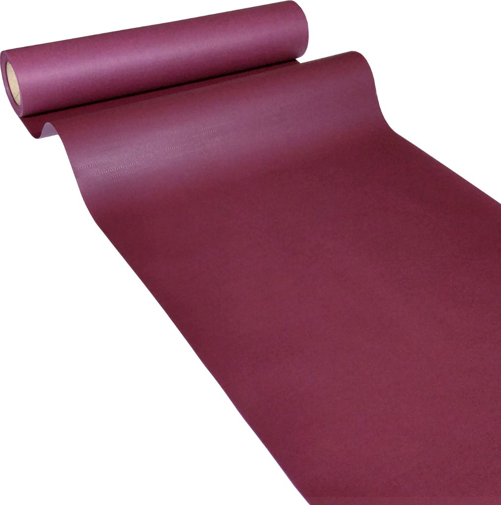 50m x 0,40m JUNOPAX® Papier Tischläufer weinrot Produktbild 