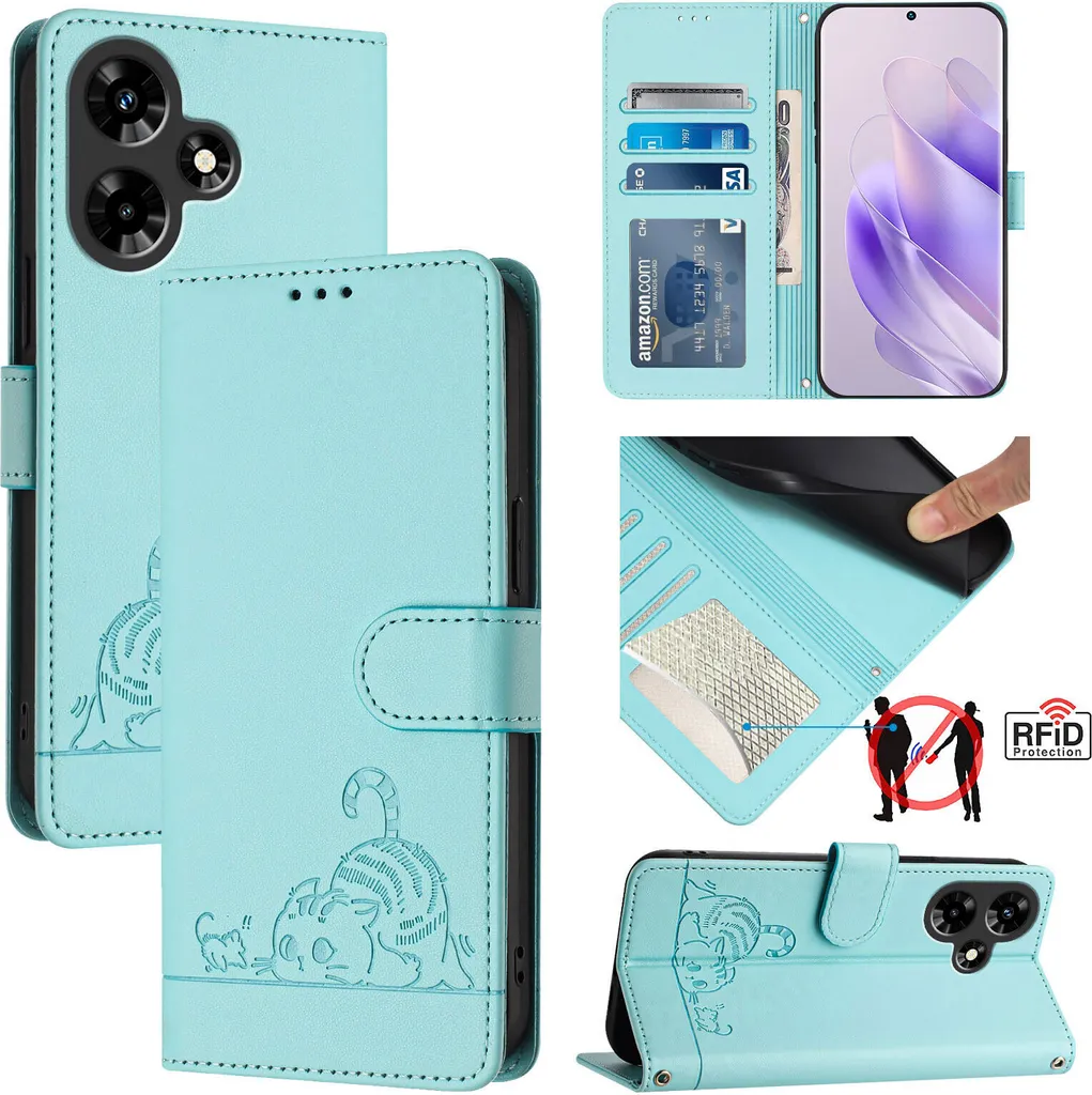 BaiFu RFID Blocco Cover per ZTE nubia Focus 2 Ultra, Portabiglietti