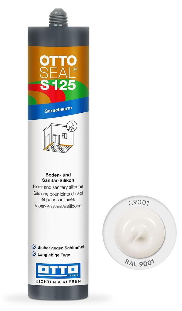 OTTOSEAL Silikon S-125 310ML RAL 9001 - 1250415 Produktbild 