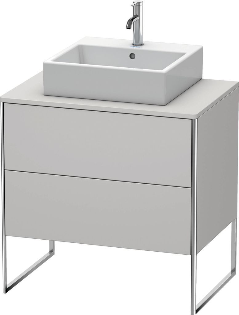 Duravit XSquare Konsolenwaschtischunterbau freistehend, 2 Auszüge, 800x778x548mm, XS492003939