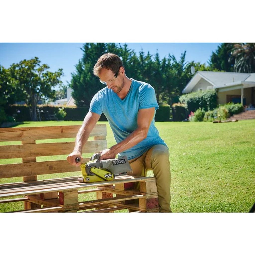 Ryobi R18BS-0 18V Akku-Bandschleifer ohne Akku oder Produktbild 2
