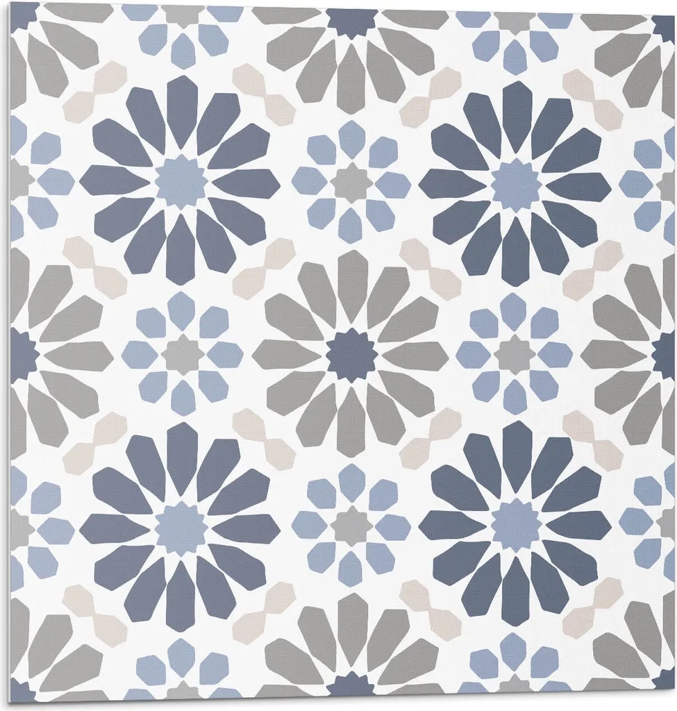 Piastrelle Vinile Autoadesive Motivo Floreale 20x20 - 20 Pezzi