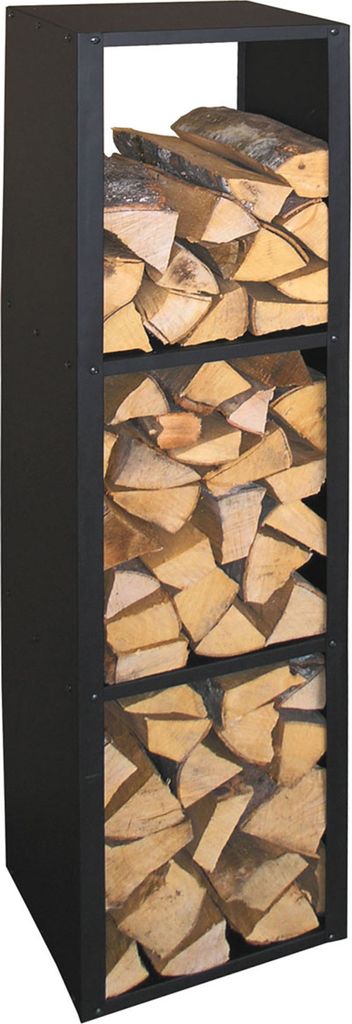 Kaminholzregal Brennstoffregal Holzaufbewahrung - Metall - Produktbild 