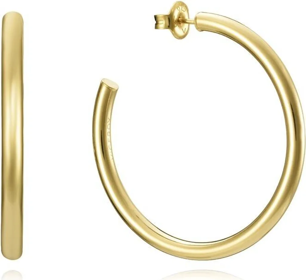 Boucles d'oreilles créoles Viceroy en argent massif 925 de qualité