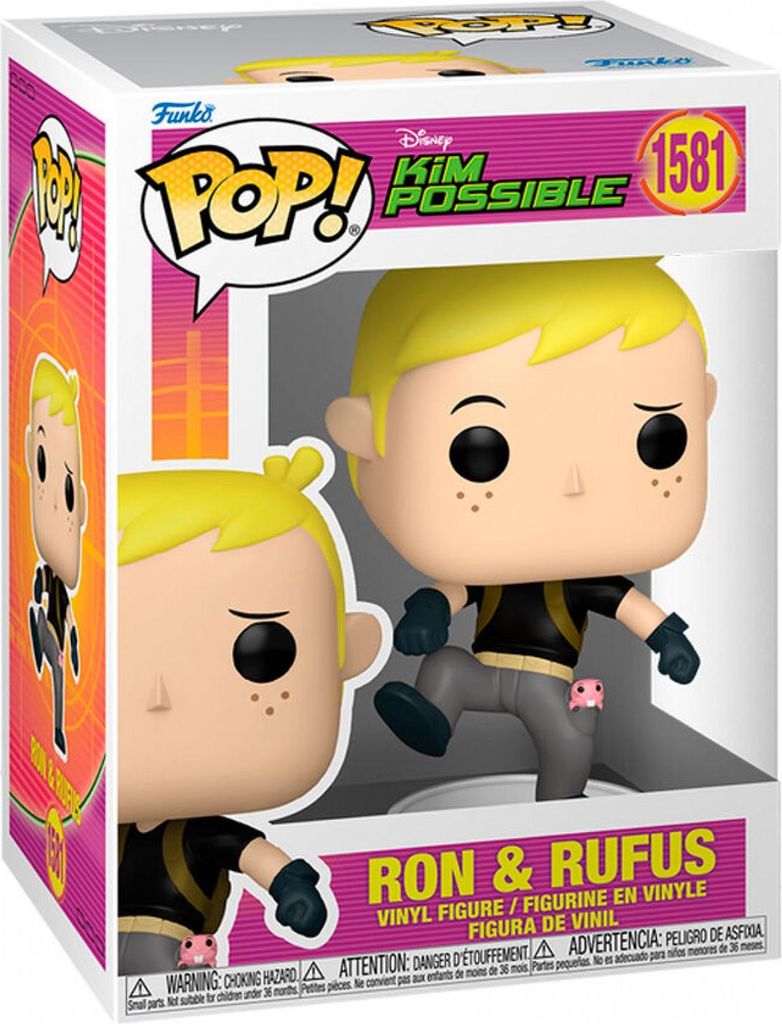 FUNKO POP! - Disney  -  Kim Possible Ron und Rufus  1581 Produktbild 