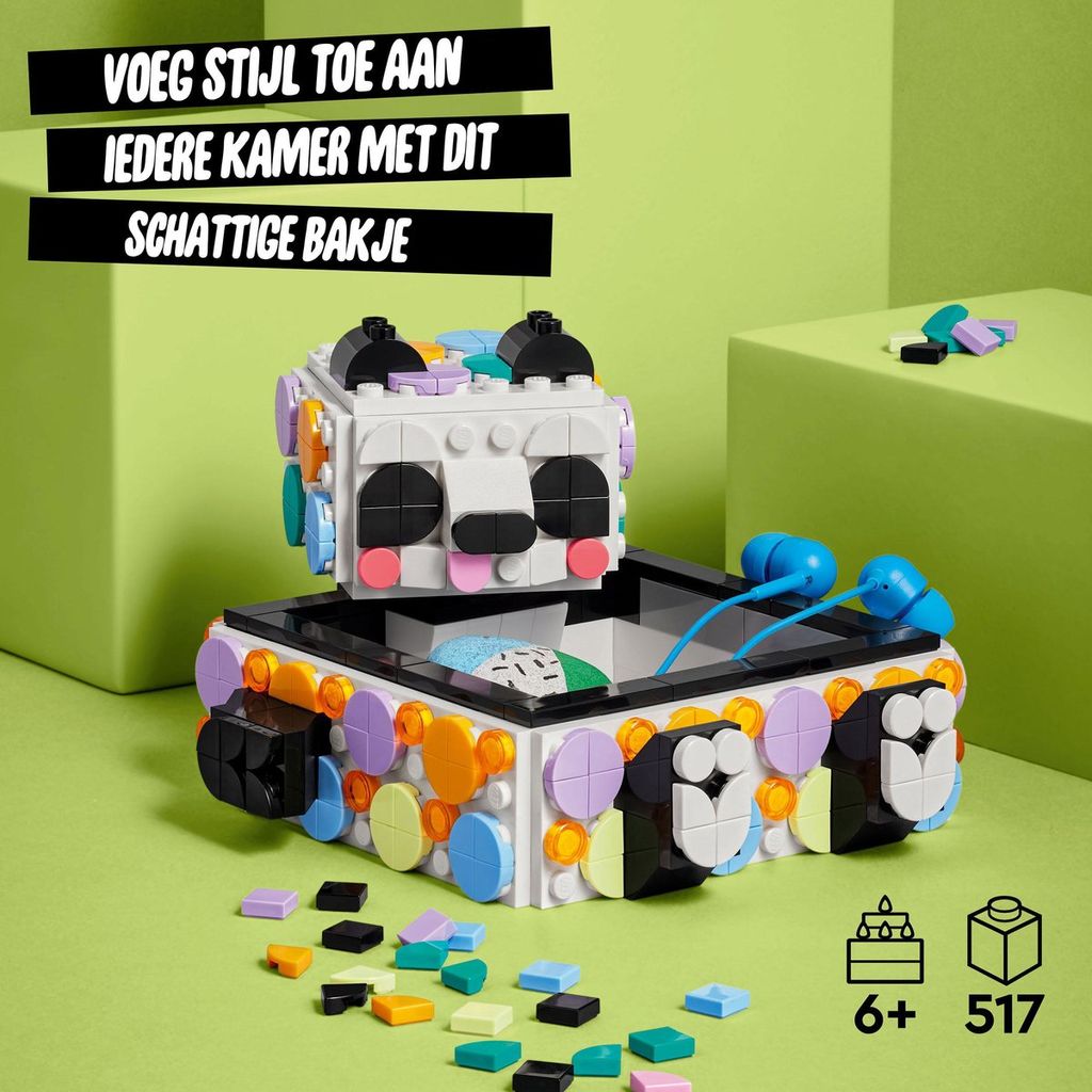 LEGO 41959 DOTS Panda Ablageschale, Bastelset für Produktbild 29