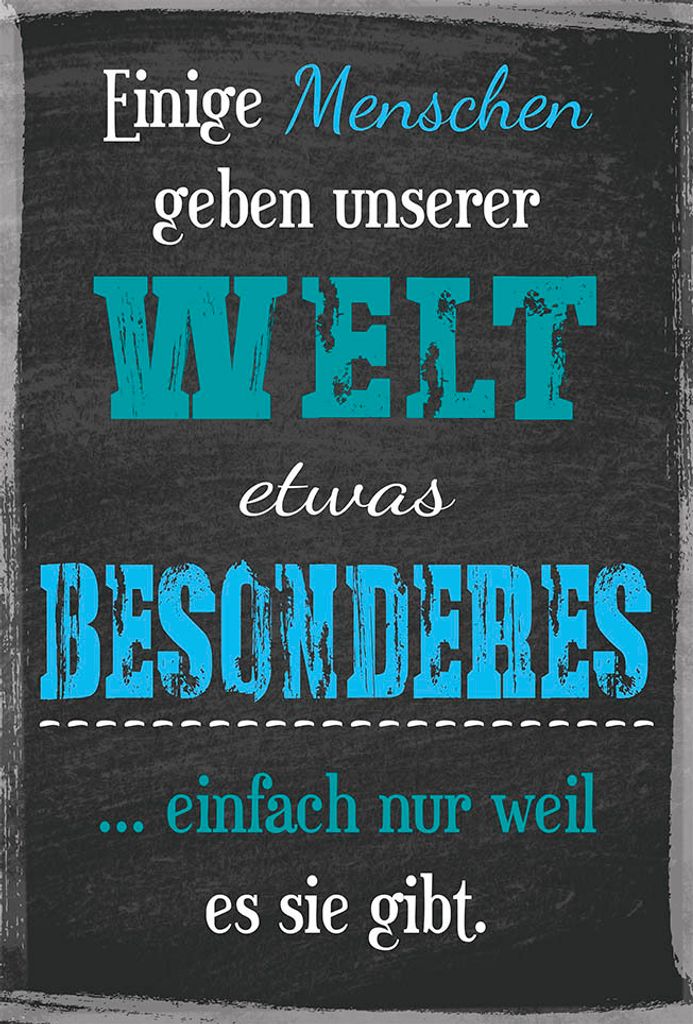 Postkarte - True Words - Glückwunschkarte im Format 11,5 x 17 cm - "Ei