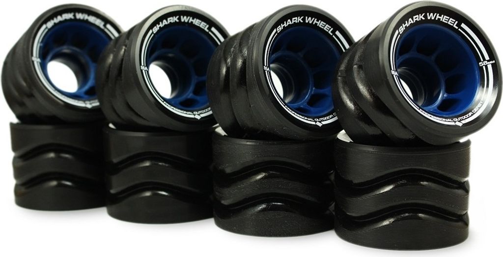 Shark Wheels Hybrid Quad Skates Derby Rollschuhe Rollen