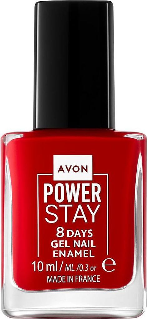 AVON Powerstay Gel-Nagellack, Hybrid-Effekt Red is Red