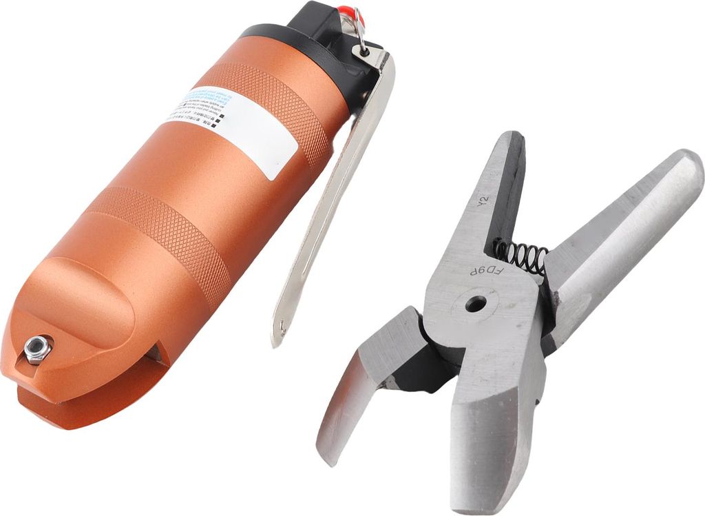 HS30 Druckluft-Schneidzange, pneumatisches Schneidwerkzeug für weichen oder harten Kunststoff, 10 mm/6,5 mm (FD9P)