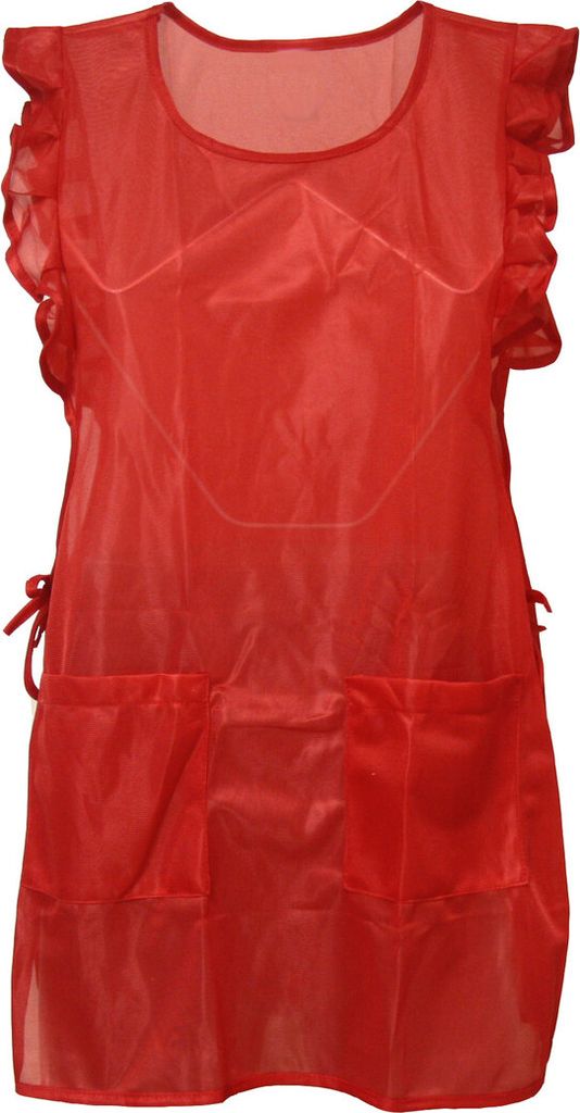 Chasuble Kasack Überwurf Schürze Dederon Nylon Nostalgie Produktbild 