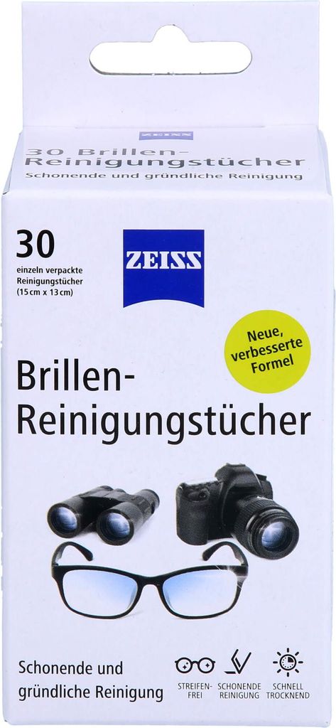Utierky na čistenie okuliarov Zeiss 30 ks Obrázok produktu 