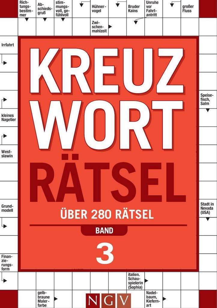 Kreuzworträtsel - Band 3 Über 280 Rätsel für Erwachsene Produktbild 