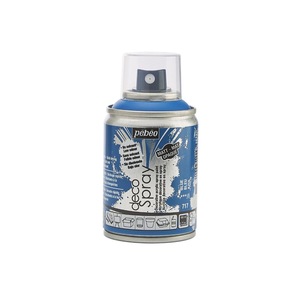 Pébéo Decospray Acryl-Sprühfarbe, 100 ml, Blau