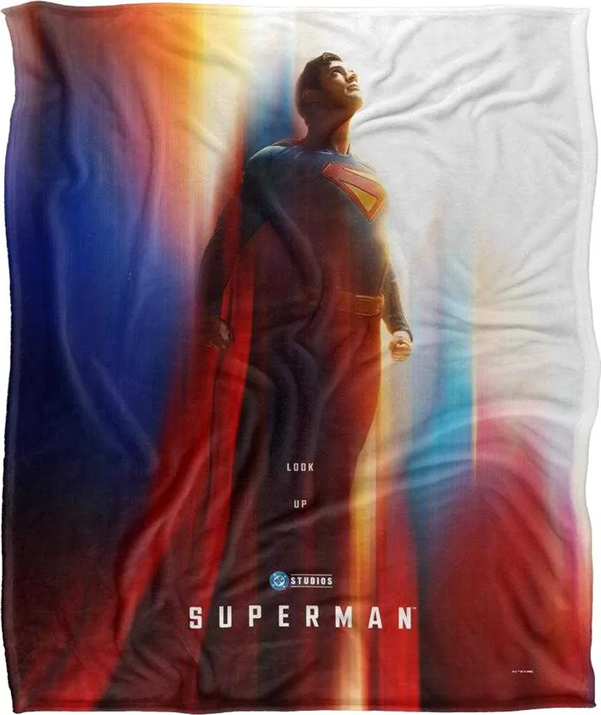 Couverture Superman TV23911 contre le froid avec douceur soyeuse premium