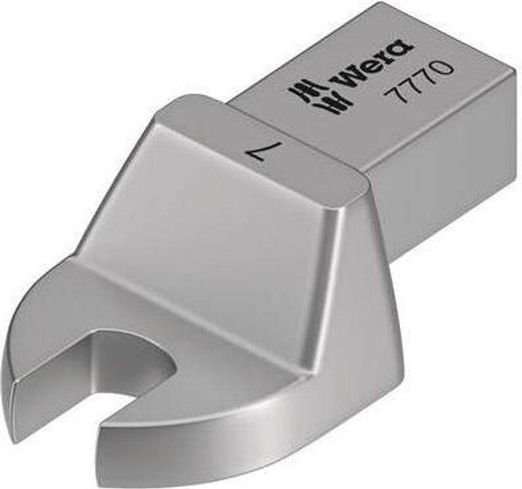 Wera 7770, Torque wrench end fitting, Silber, 1 Stück(e), Chrom-Vanadium-Stahl (Cr-V)
