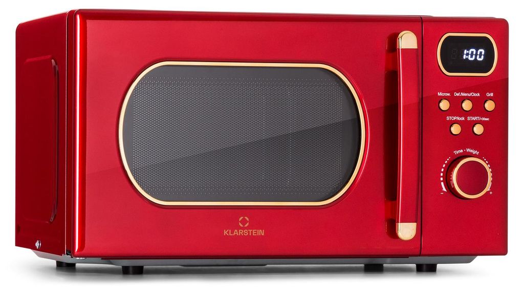 Klarstein Mikrowelle mit Grill, 800 Watt Mikrowelle Klein, Produktbild 