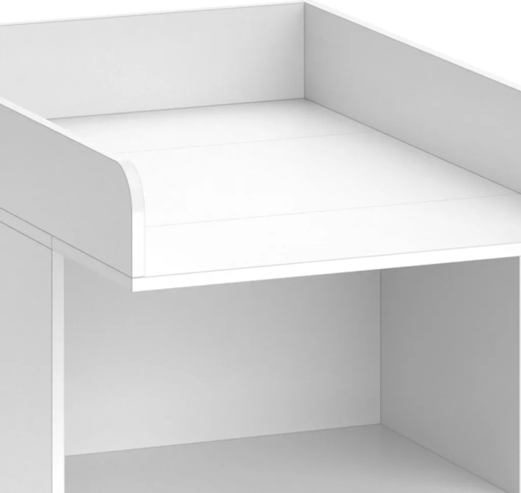 Commode à langer Vicco Leo Blanche 60 cm - Design Compact et Ergonomique - 6