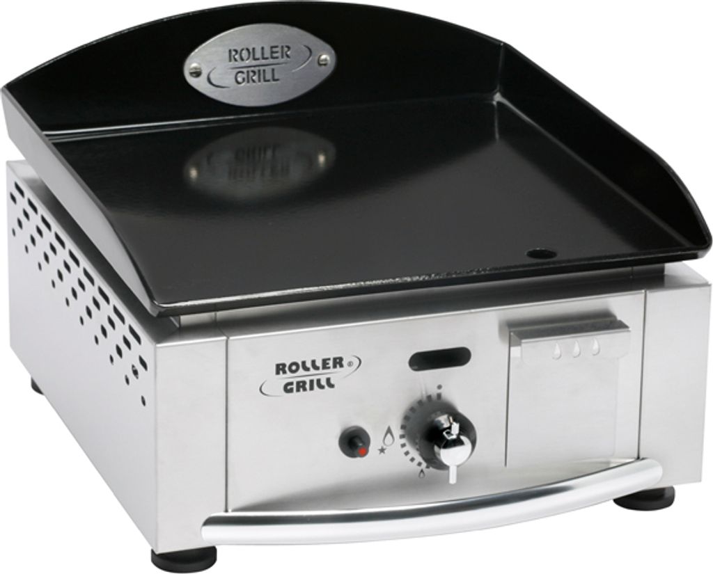 Plancha gas 2750w emailleplatte 5mm 39x38cm Roller grill PL400GE