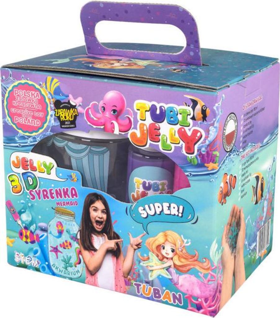 TUBAN TubiJelly 6kol ma³e akwarium Syrenka TU3330 Immagine del prodotto 