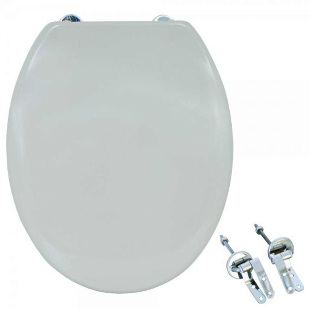MSV 3700703949886, Verlängert, Harter Toilettensitz, Braun, Produktbild 