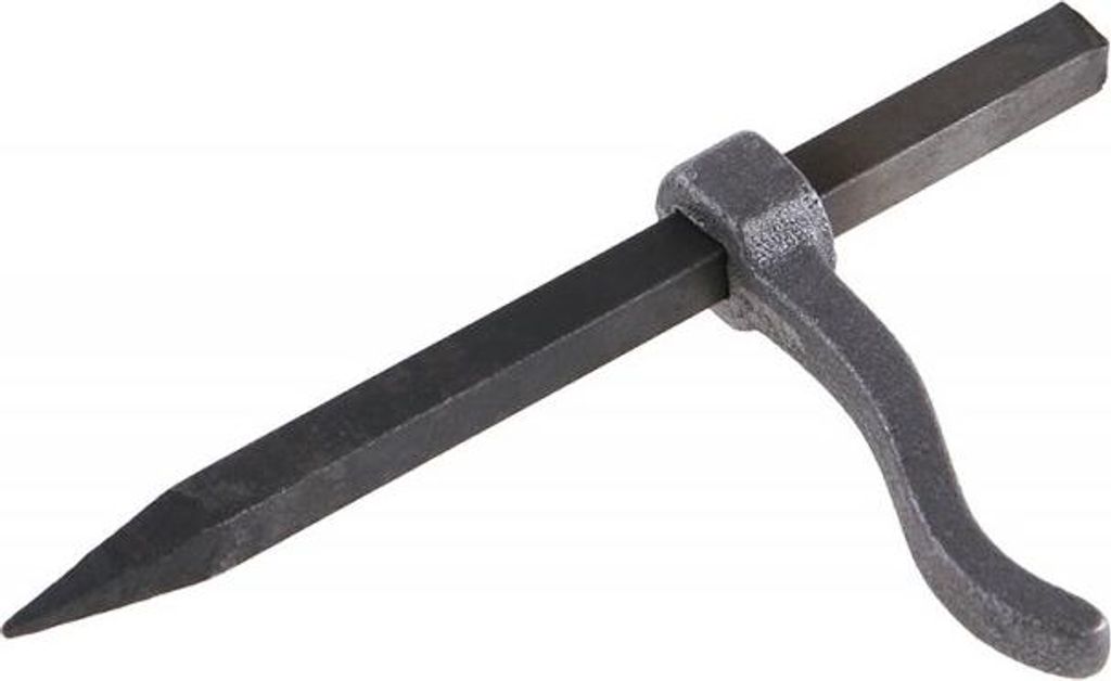 Nástenná svorka, kovaná, 145 mm Obrázok produktu 