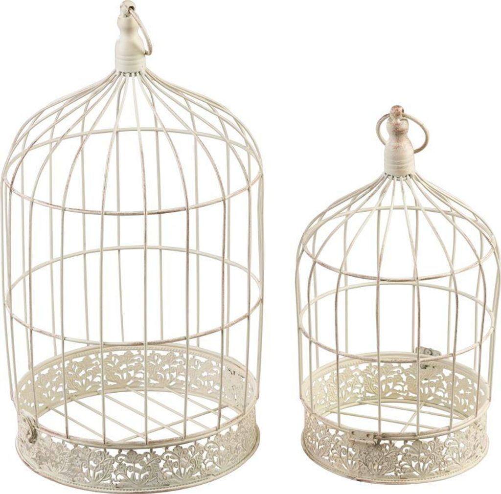 Décoration MagicHome Mecco, Cage a oiseaux, lot de 2 pieces Image du produit 