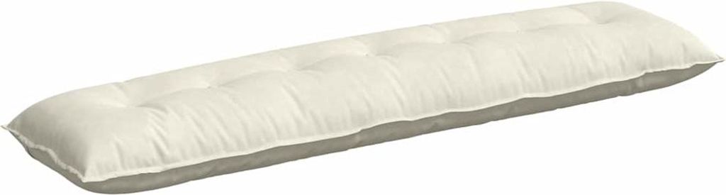 Rückenkissen Creme 200 x 50 cm Cordstoff