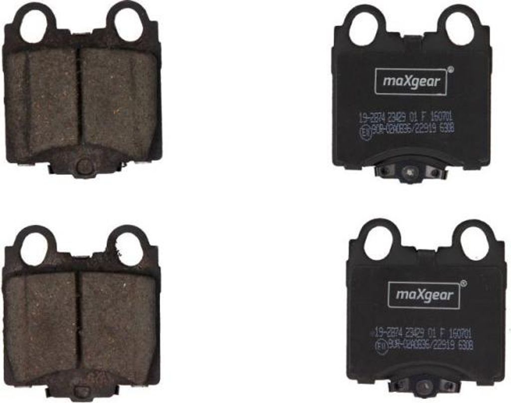 MAXGEAR Bremsbeläge Satz Hinten Bremsklötze für TOYOTA LAND CRUISER (PZJ7, KZJ7, HZJ7, BJ7, LJ7, RJ7) 19-2874