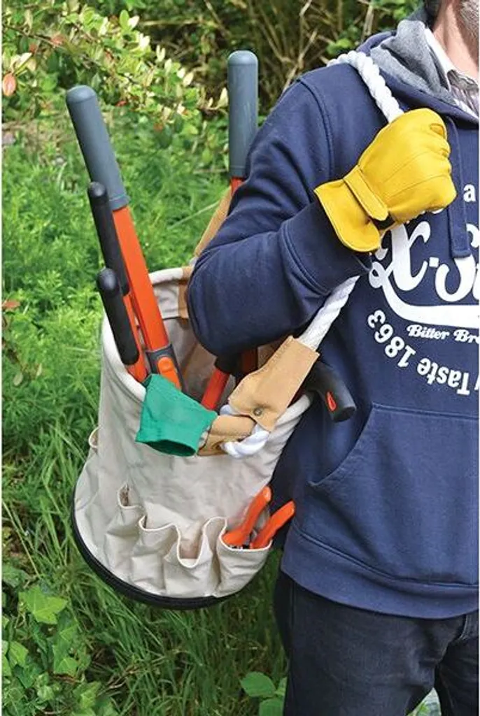 Faithfull Seau à outils en toile avec poignée en corde robuste 20L