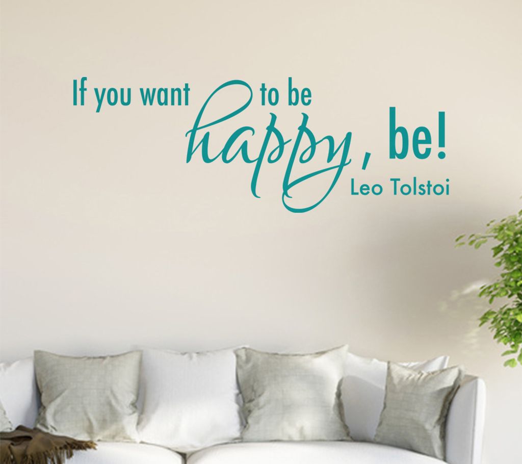 If You wan't to be .... II Wandtattoo in 6 Größen - Wandaufkleber Wall Sticker - Dekoration, Küche, Wohnzimmer, Schlafzimmer, Badezimmer