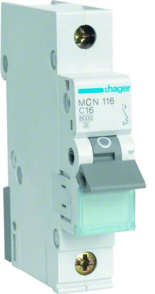 Hager MCN116E, 230 - 400 V Productafbeelding 