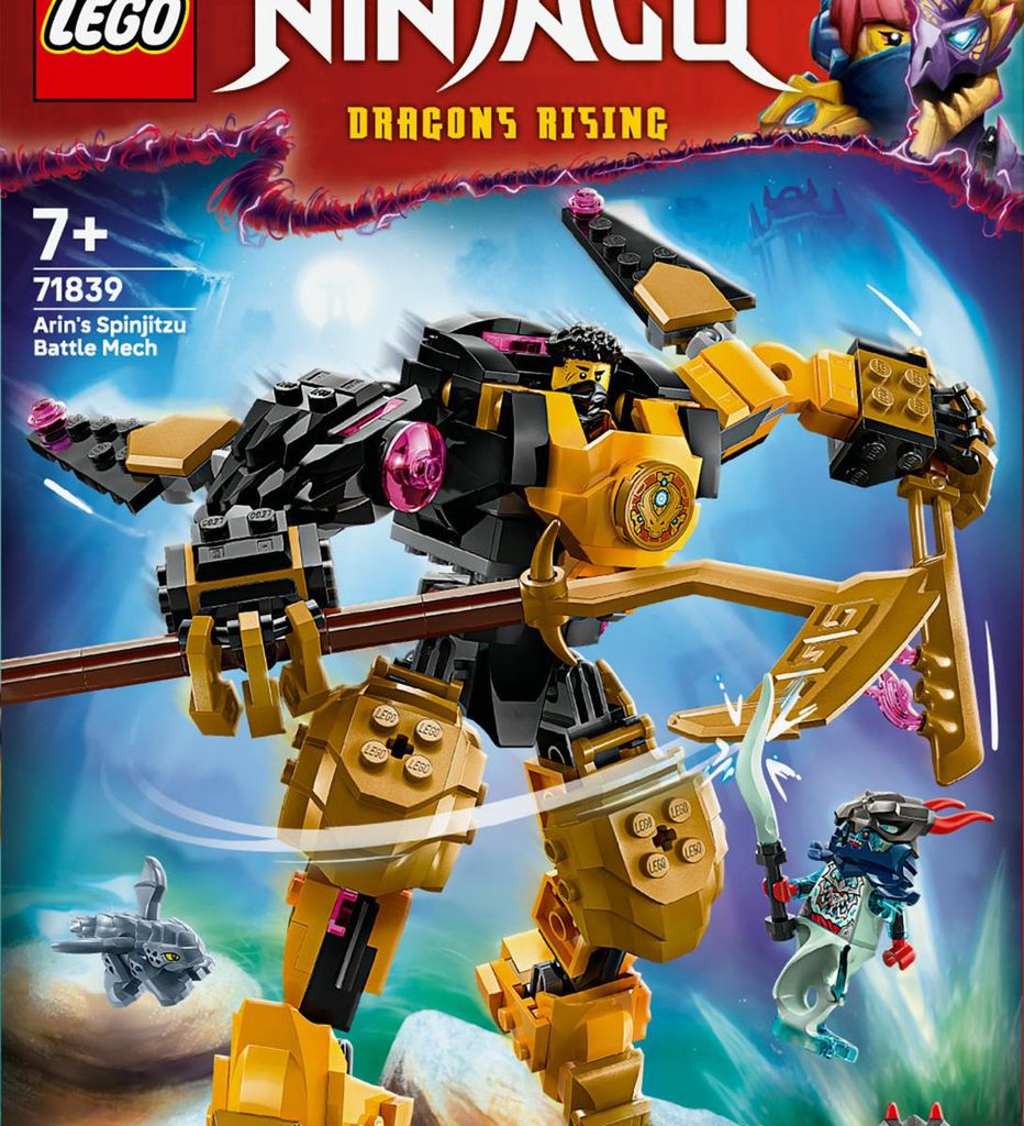 LEGO NINJAGO Battle Mech Spinjitzu d'Arin 71839 Jeu de Image du produit 