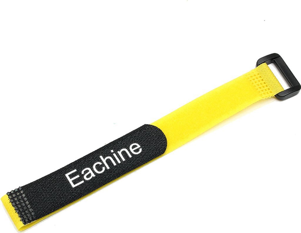 10 Stück Eachine Batterie-Zurrgurt für RC-Flugzeuge und Hubschrauber - gelb