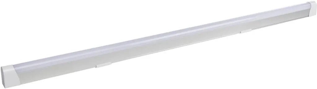 Plafonnier LED Argent 18W Ecoline 120 à Haute Efficacité Énergétique
