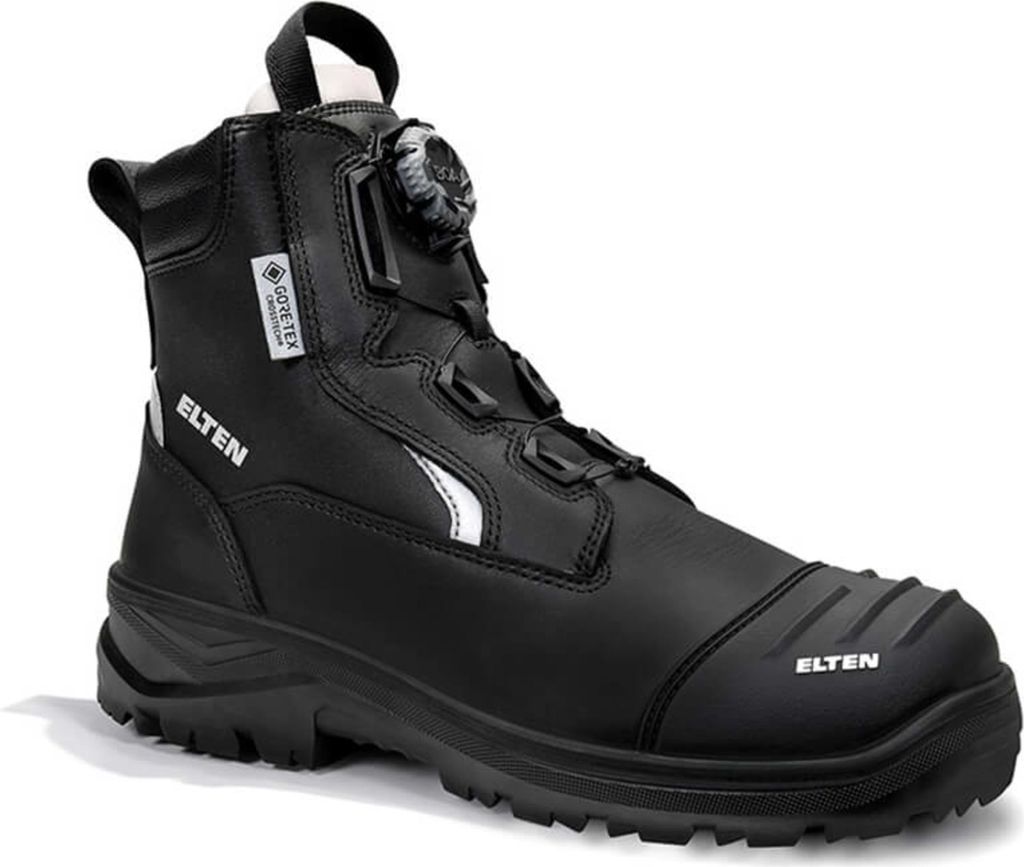 ELTEN Feuerwehrstiefel (Form B) FRASER Pro BOA GTX Mid ESD HI3 CI Typ F1PA, Gr. 35
