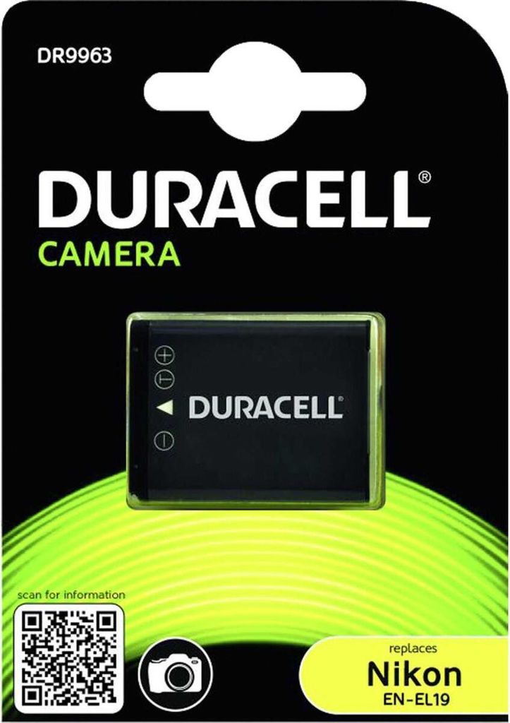 Batteria Duracell Li-Ion 700mAh per Nikon EN-EL19 Immagine del prodotto 