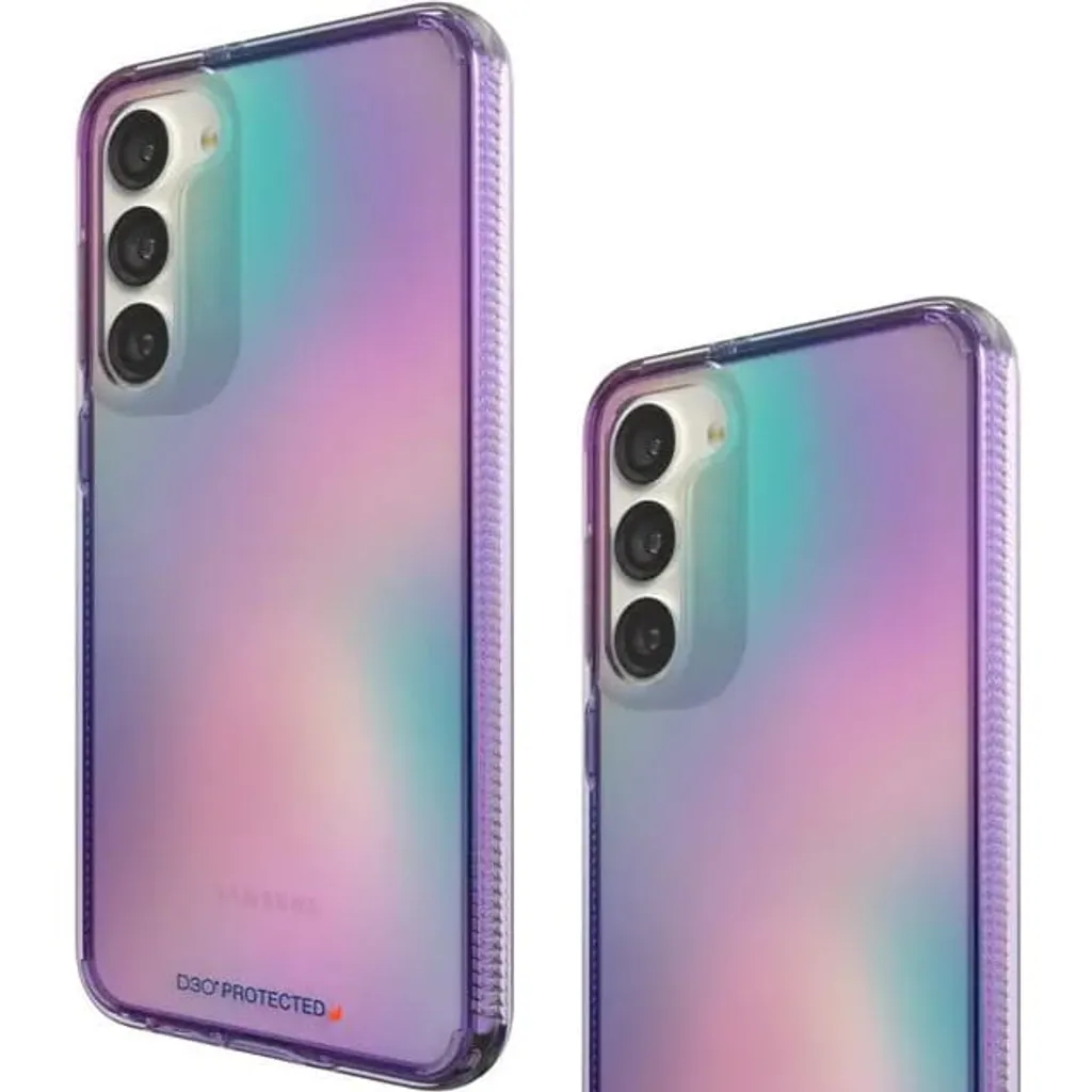 Coque D3O Galaxy S23 Plus Gear4 Milan Opal - Antichoc et Design Iridescent