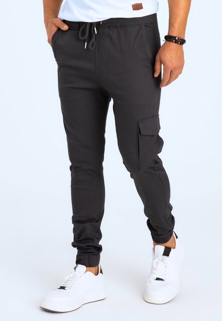 Leif Nelson Hose Herren Cargo Hose LN-8071, Anthrazit / XL