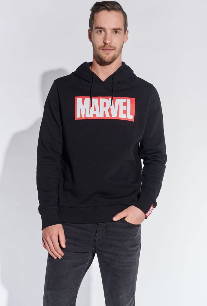 COURSE Herren Hoodie Marvel 4849-L, 4849-M, 4849-S, 4849-XL, 4849-XXL, 4850-L, 4850-M, 4850-S, 4850-XL, 4850-XXL 901498 schwarz S