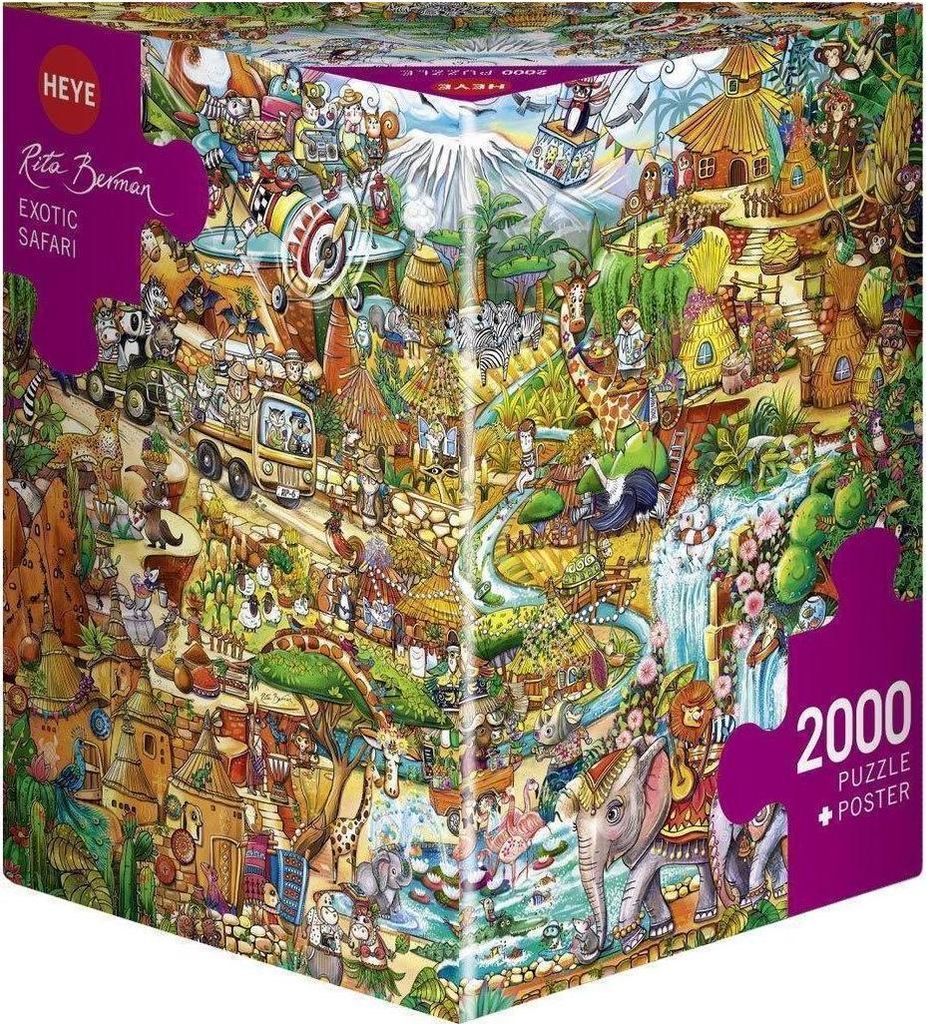 HEYE Puzzle Safari Esotico 2000 pezzi Immagine del prodotto 