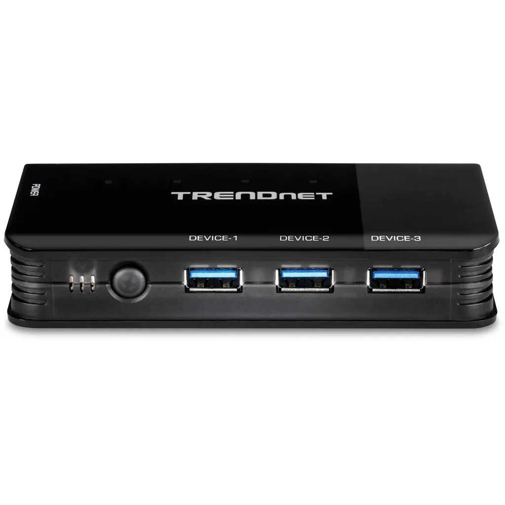 Switch USB TRENDnet TK-U404 pour Partager Clavier et Souris sur 4 PC