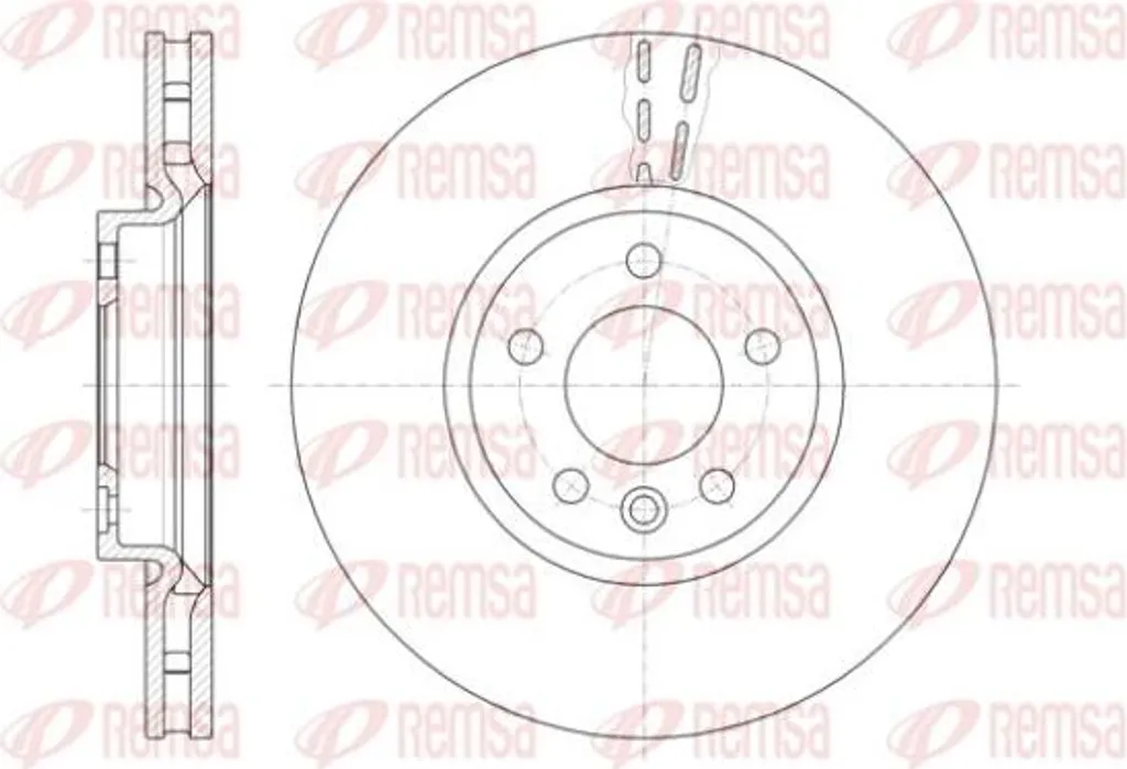 Remplacement disque de frein REMSA 61420.10 OE 7E0615301C pour T5-T6