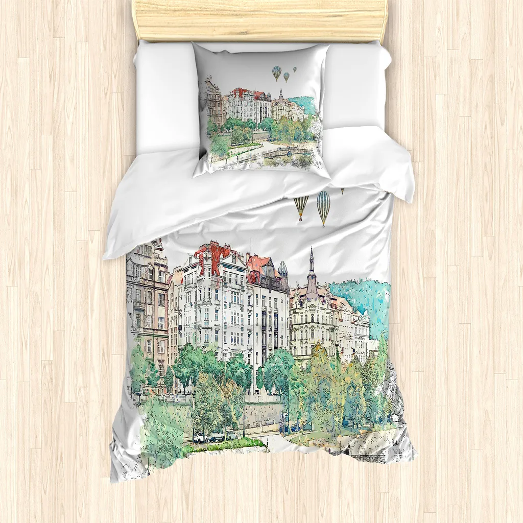 Copripiumino Praga ABAKUHAUS 135x200 | Stile Urban e Igiene Sicura